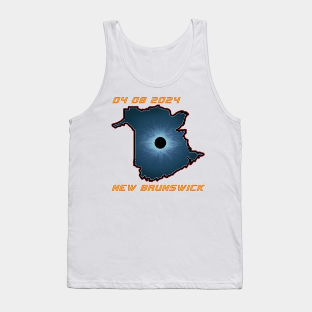 New Brunswick 2024 Total Solar Eclipse Tank Top by Victopia